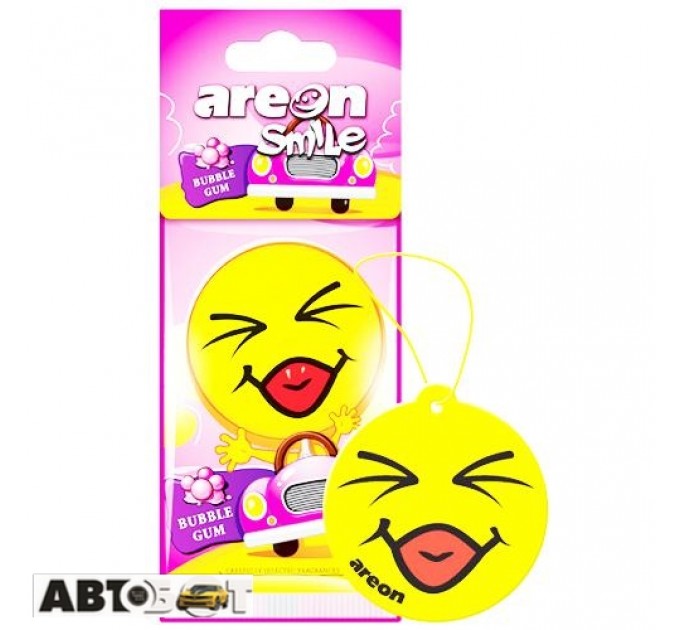 Ароматизатор Areon сухой листик Smile Dry Bubble Gum, ціна: 39 грн.
