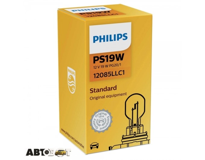 Галогенная лампа Philips LongLife PS19W 12V 12085LLC1 (1 шт.), цена: 612 грн.