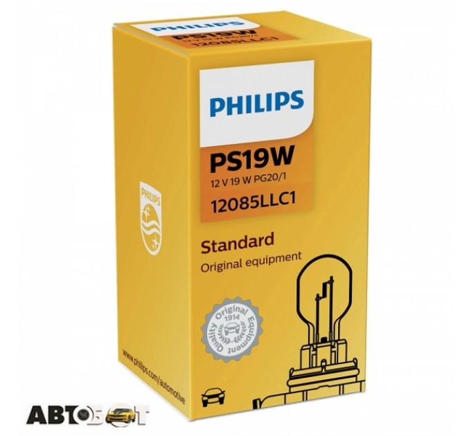Лампа розжарювання Philips LongLife PS19W 12V 12085LLC1 (1 шт.), ціна: 460 грн.