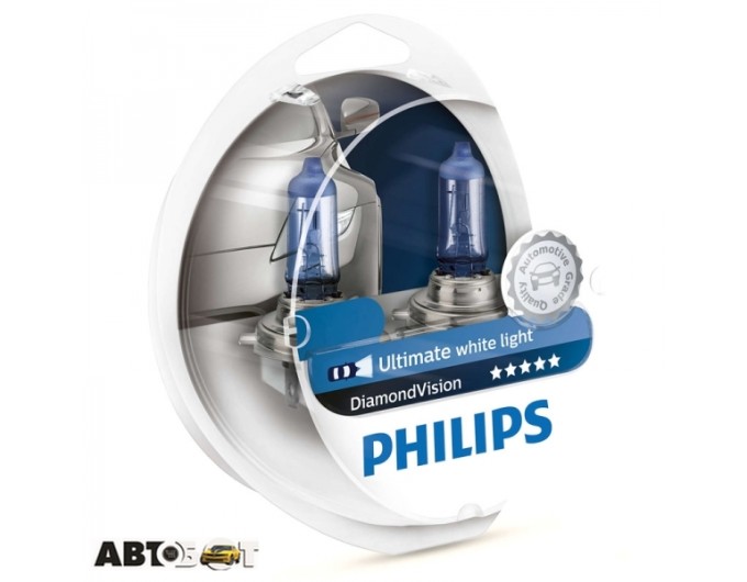 Галогенная лампа Philips DiamondVision H1 12V 12258DVS2 (2шт.), цена: 1 179 грн.