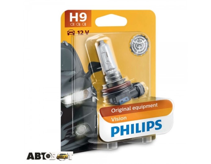 Галогенная лампа Philips Standard H9 12V 65W 12361B1 (1 шт.), цена: 686 грн.