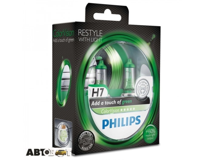 Галогенна лампа Philips ColorVision H7 12972CVPGS2 (2шт.), ціна: 1 772 грн.