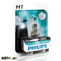 Галогенная лампа Philips X-tremeVision +130% H1 12V 12258XVB1 (1шт.)