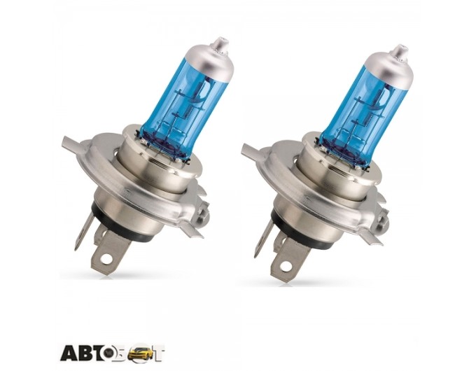 Галогенная лампа Philips H4 CrystalVision 12V 12342CVSM (2шт.), цена: 951 грн.