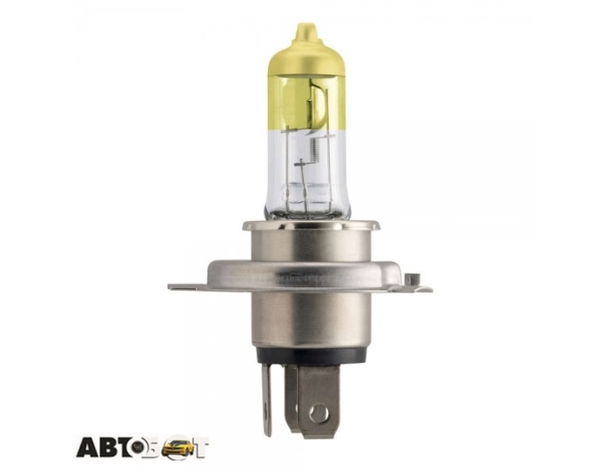 Галогенна лампа Philips ColorVision Yellow H4 12V 12342CVPYS2 (2шт.), ціна: 1 429 грн.