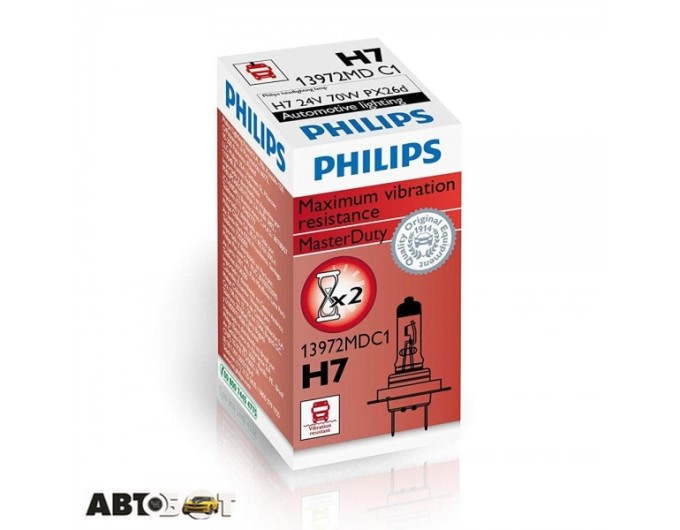 Галогенная лампа Philips 13972MDC1 H7 MasterDuty (1шт.), цена: 634 грн.
