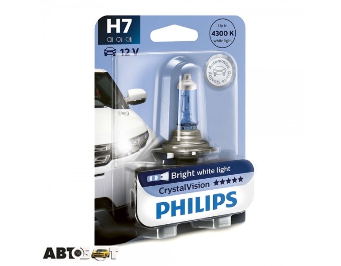 Галогенная лампа Philips 12972CVB1 H7 Cristal Vision (1шт.), цена: 617 грн.