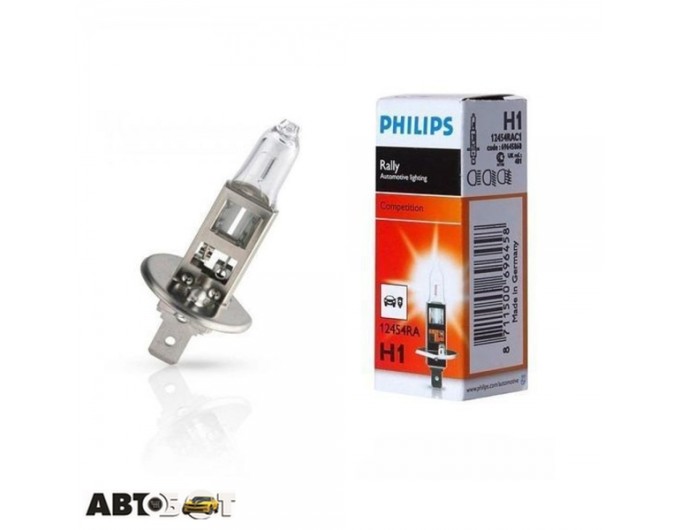 Галогенная лампа Philips Rally H1 12V 12454RAC1 (1 шт.), цена: 278 грн.