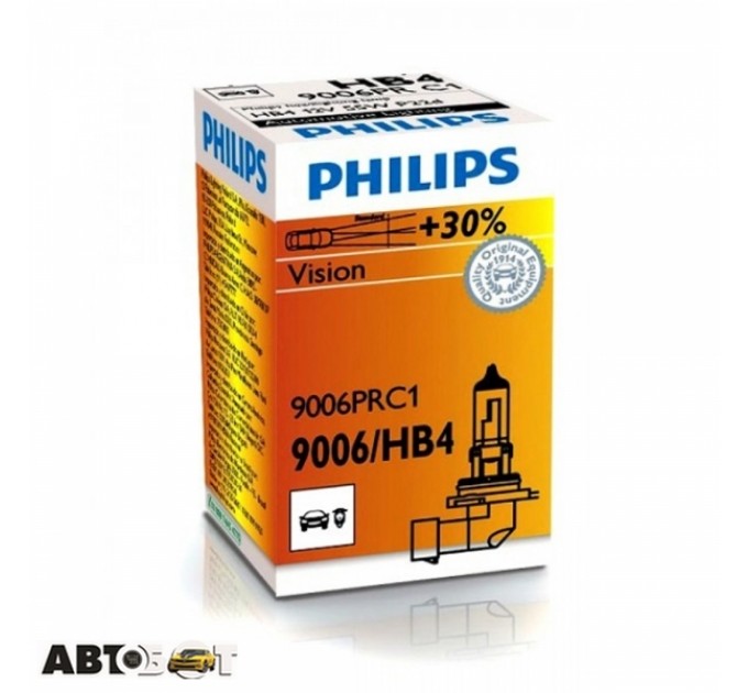 Галогенна лампа Philips Vision HB4 12V 9006PRС1 (1 шт.), ціна: 267 грн.