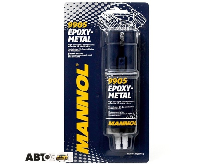 Клей MANNOL EPOXY METAL 9905 30г, ціна: 321 грн.