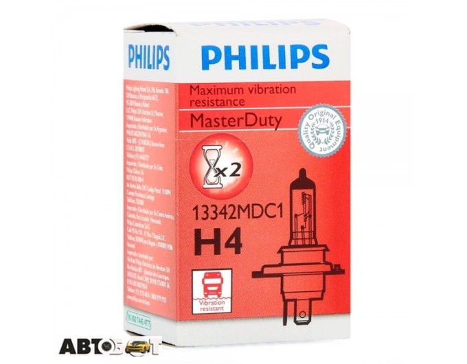 Галогенная лампа Philips 13342MDC1 H4 MasterDuty (1шт.), цена: 228 грн.