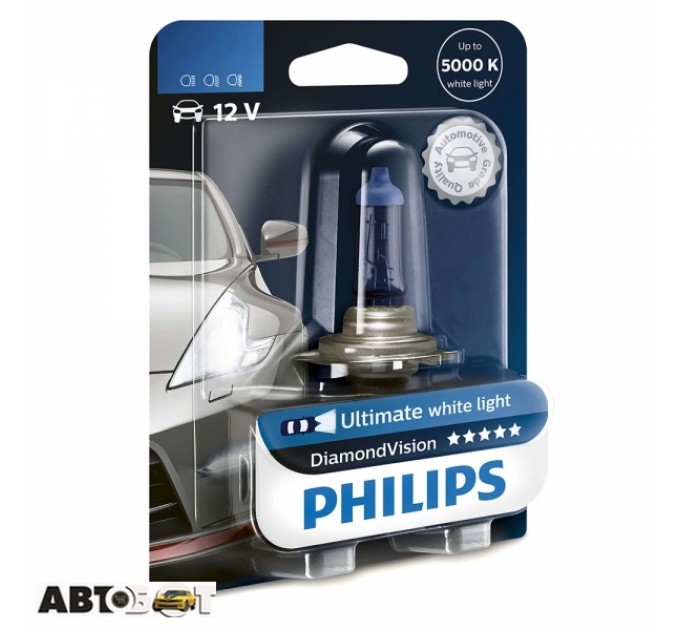 Галогенна лампа Philips 9005DVB1 HB3 Diamond Vision (1шт.), ціна: 922 грн.