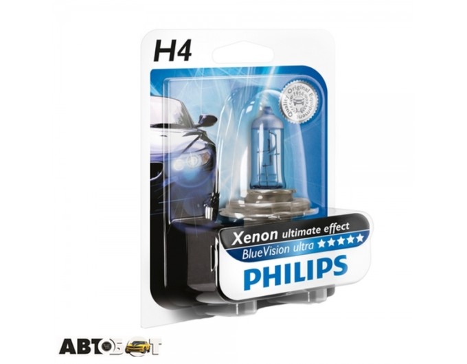 Галогенная лампа Philips 12342CVB1 H4 Cristal Vision (1шт.), цена: 512 грн.