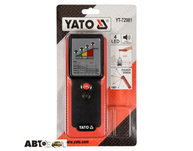 Тестер тормозной жидкости YATO YT-72981, цена: 5 374 грн.