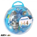 Набір автоламп з запобіжниками Philips комплект H4 PS 55718EBKM (5 шт.), ціна: 648 грн.
