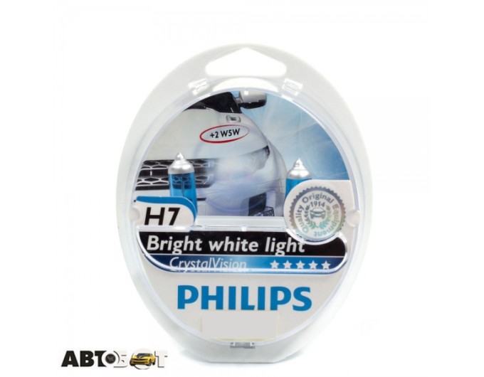 Галогенна лампа Philips CrystalVision H7 12V 12972CVSM (2 шт.), ціна: 1 650 грн.
