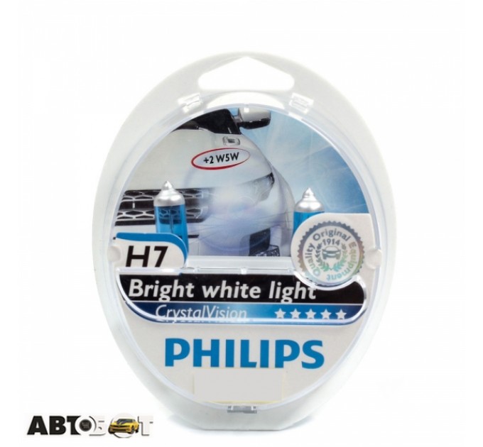 Галогенная лампа Philips CrystalVision H7 12V 12972CVSM (2 шт.), цена: 1 254 грн.