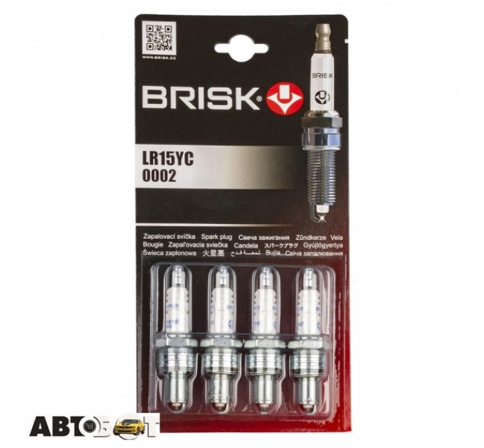 Свеча зажигания Brisk LR15YC.4B, цена: 0 грн.