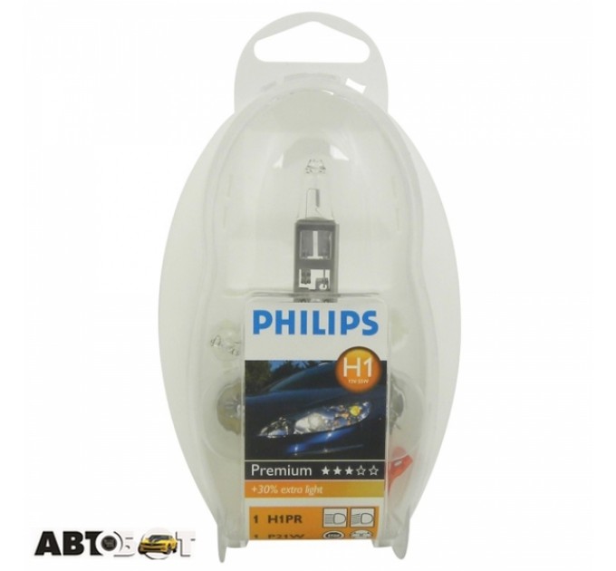 Галогенная лампа Philips комплект Easy KIT H1 12V 55472EKKM (5 шт.), цена: 278 грн.