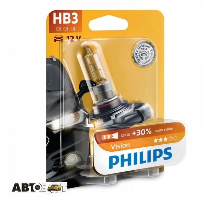  Галогенная лампа Philips Vision HB3 12V 9005PRB1 (1 шт.)
