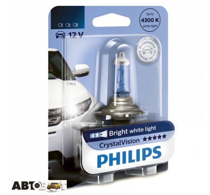 Галогенна лампа Philips CrystalVision HB4 12V 9006CVB1 (1шт.), ціна: 438 грн.