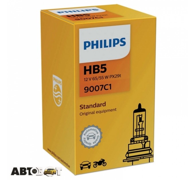 Галогенна лампа Philips Vision HB5 12V 9007C1 (1шт.), ціна: 312 грн.