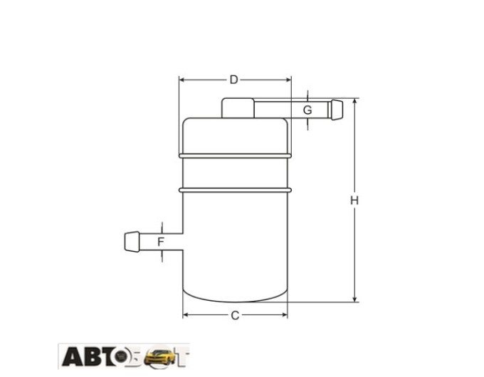 Топливный фильтр SCT ST 486, цена: 106 грн.