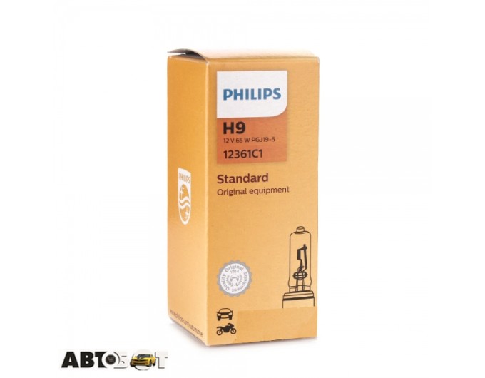 Галогенная лампа Philips H9 Vision 12V 12361C1 (1шт.), цена: 663 грн.