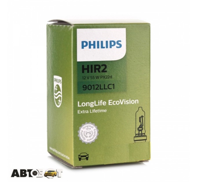 Галогенна лампа Philips LongLife HIR 2 9012LLC1 (1шт.), ціна: 1 058 грн.