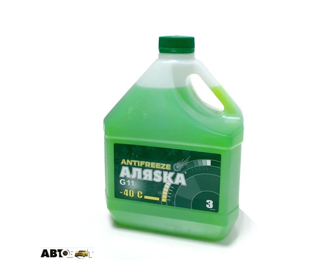 Антифриз Аляsка G11 зеленый -40C 3л, ціна: 377 грн.