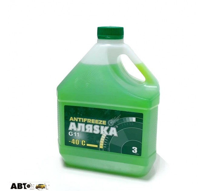 Антифриз Аляsка G11 зеленый -40C 3л, цена: 345 грн.