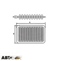 Воздушный фильтр SCT SB 977