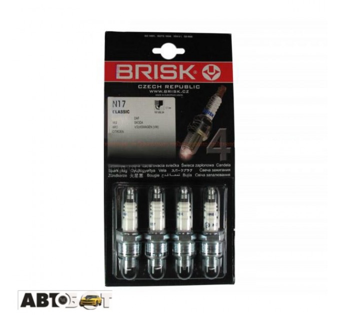 Свеча зажигания Brisk CLASSIC BR N17.4B 99873, цена: 0 грн.