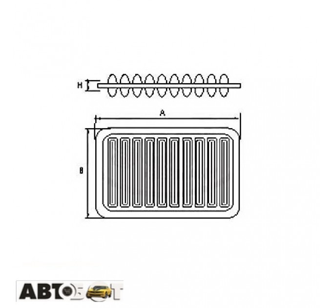 Воздушный фильтр SCT SB 2145, цена: 212 грн.