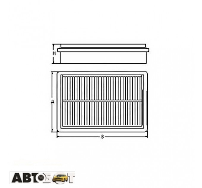 Воздушный фильтр SCT SB 2159, цена: 279 грн.