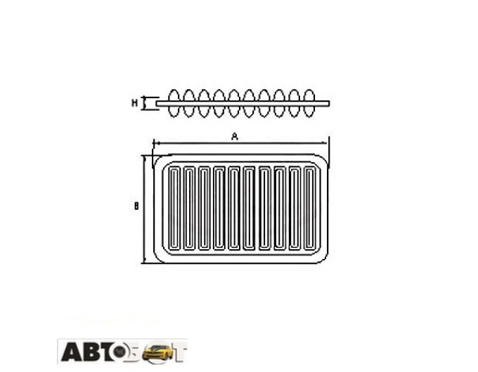 Воздушный фильтр SCT SB 2170, цена: 400 грн.
