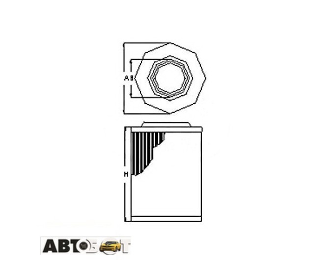 Воздушный фильтр SCT SB 2309, цена: 676 грн.