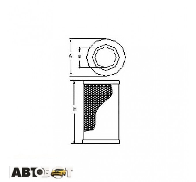 Повітряний фільтр SCT SB 3095, ціна: 815 грн.