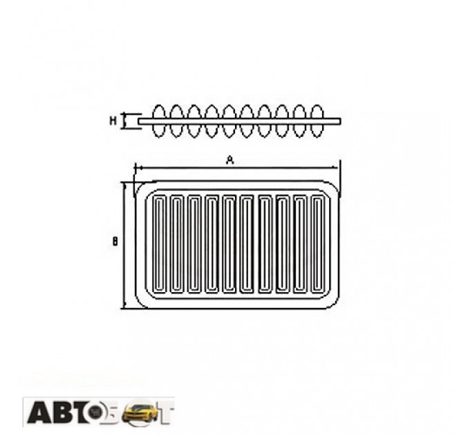 Воздушный фильтр SCT SB 3250, цена: 166 грн.