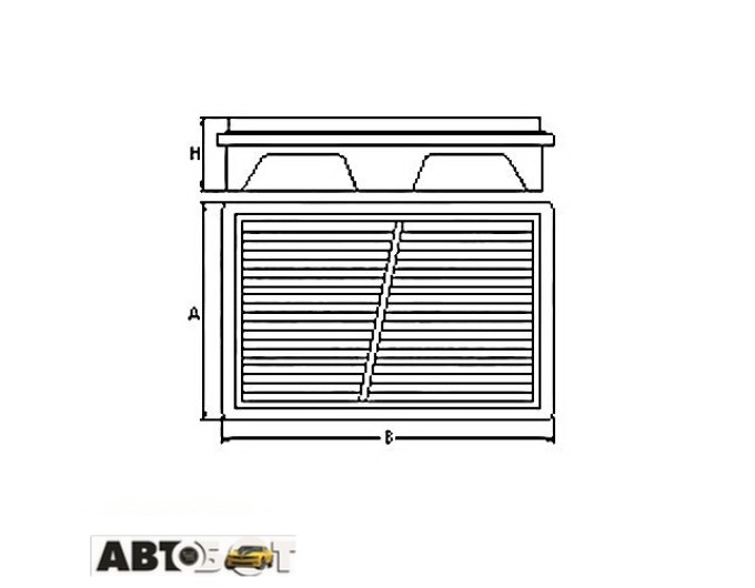 Воздушный фильтр SCT SB 590, цена: 317 грн.