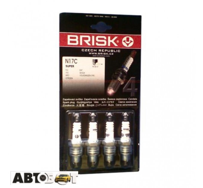 Свічка запалювання Brisk SUPER BR N17C.1K 99926, ціна: 101 грн.