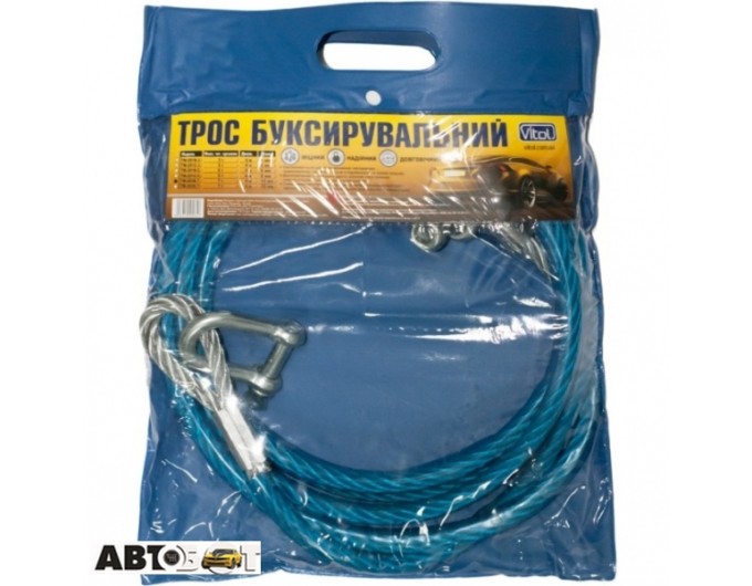 Буксировочный трос Vitol ST203B/TM-203K-7, цена: 676 грн.
