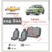 Чохли на сидіння Chevrolet Lanos з 2005-09р. з автотканини Classic 2020 EMC-Elegant, ціна: 5 286 грн.