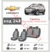 Чехлы на сиденья Chevrolet Captiva с 2006-11г. с автоткани Classic 2020 EMC-Elegant, цена: 5 430 грн.