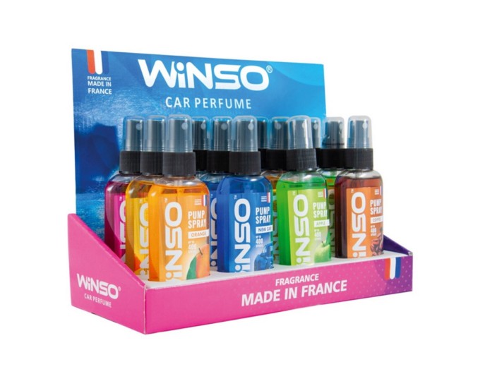 Ароматизатор Winso Pump Spray MIX №1, 75мл, 12шт набір, ціна: 1 372 грн.