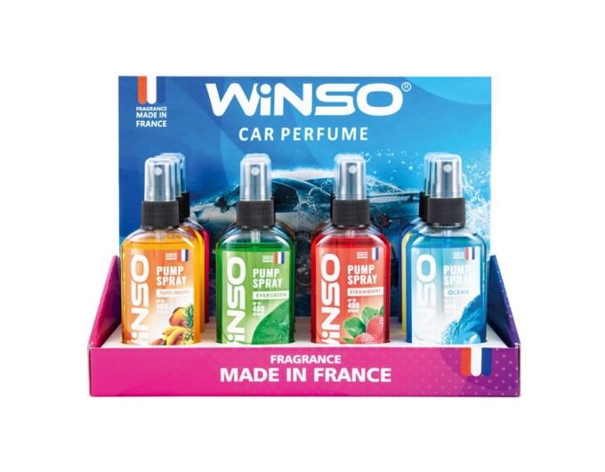 Ароматизатор Winso Pump Spray MIX №2, 75мл, 12шт набор, цена: 1 372 грн.