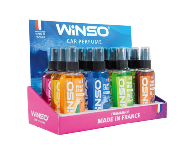 Ароматизатор Winso Pump Spray MIX №2, 75мл, 12шт набор, цена: 1 372 грн.