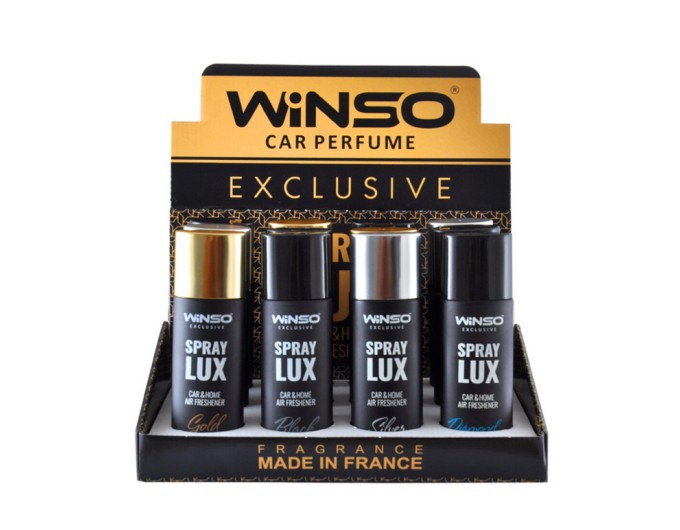 Ароматизатор Winso Spray Lux Exclusive MIX, 55мл, 12шт набор, цена: 2 483 грн.