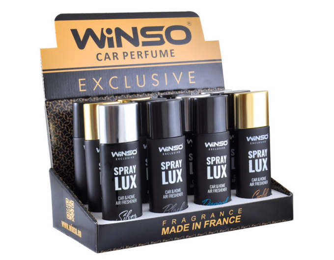 Ароматизатор Winso Spray Lux Exclusive MIX, 55мл, 12шт набор, цена: 2 483 грн.