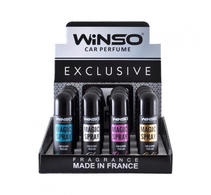 Ароматизатор Winso Magic Spray Exclusive MIX, 30мл, 12шт набор, цена: 2 019 грн.